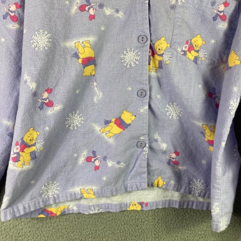 Disney Winnie Pooh Womens‎ Pajama Top M Sleepwear Ladies Pooh Bear Tee - Picture 11 of 11